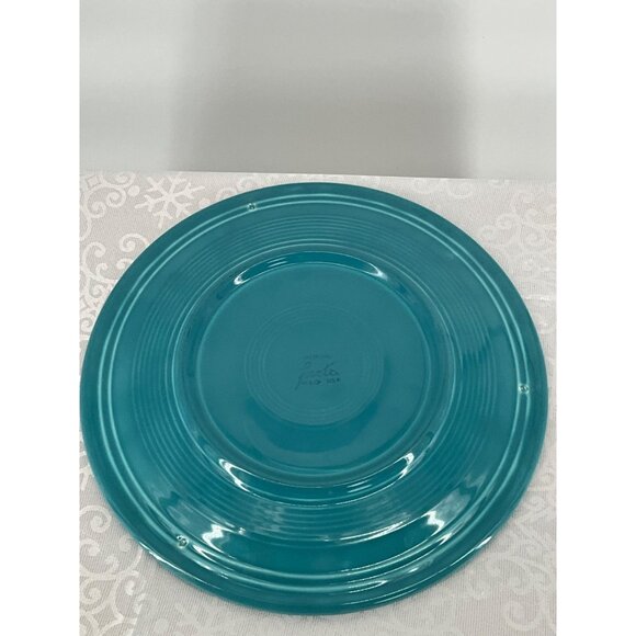 Fiesta Plater‎ Turquoise Ceramic 12.25” Made In USA - Picture 3 of 5